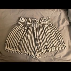 American Eagle striped shorts